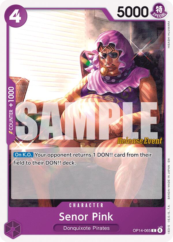 Senor Pink [The Azure Sea's Seven Release Event Cards] | Black Swamp Games