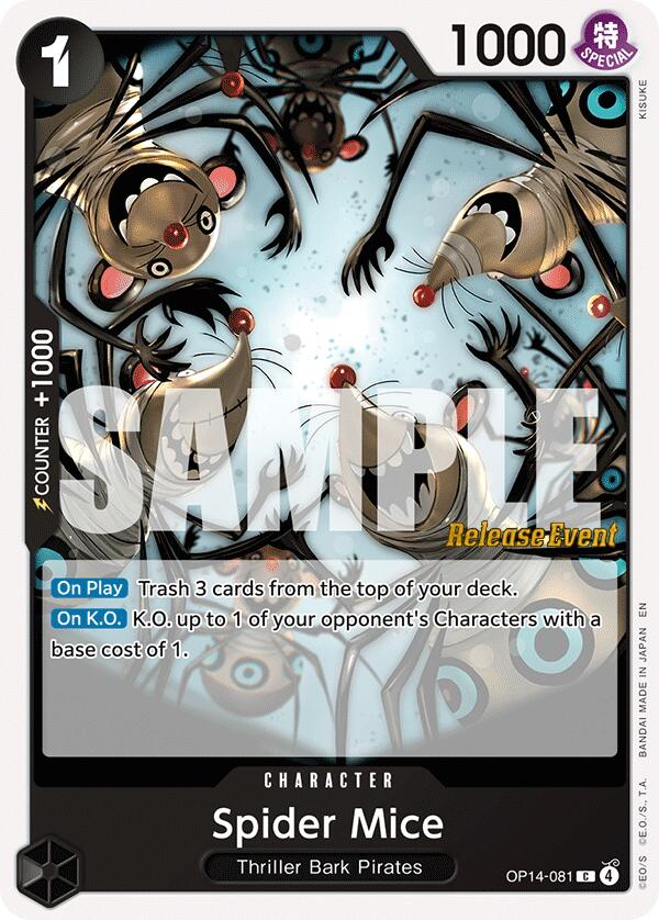Spider Mice [The Azure Sea's Seven Release Event Cards] | Black Swamp Games