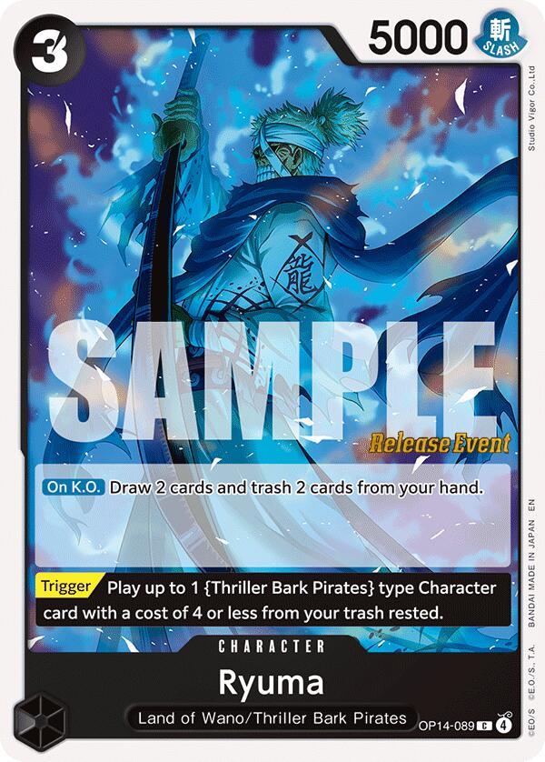 Ryuma [The Azure Sea's Seven Release Event Cards] | Black Swamp Games