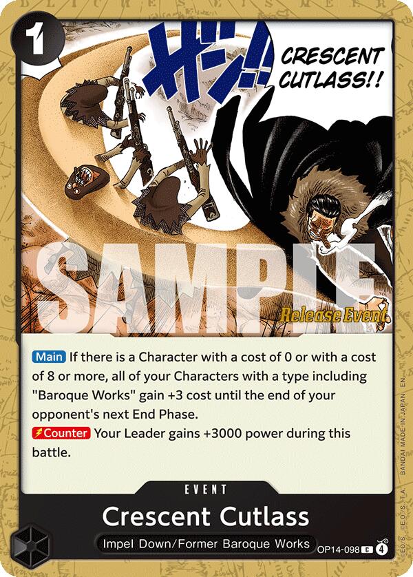 Crescent Cutlass [The Azure Sea's Seven Release Event Cards] | Black Swamp Games