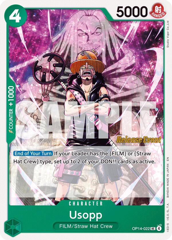 Usopp [The Azure Sea's Seven Release Event Cards] | Black Swamp Games