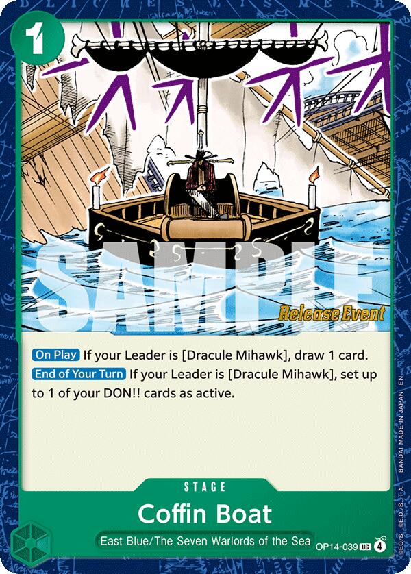 Coffin Boat [The Azure Sea's Seven Release Event Cards] | Black Swamp Games
