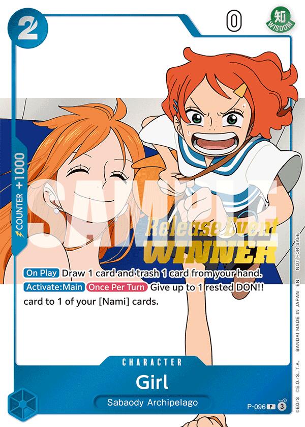 Girl (OP14 Release Event Winner) [One Piece Promotion Cards] | Black Swamp Games