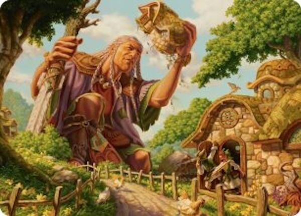 Curious Colossus Art Card [Lorwyn Eclipsed Art Series] | Black Swamp Games