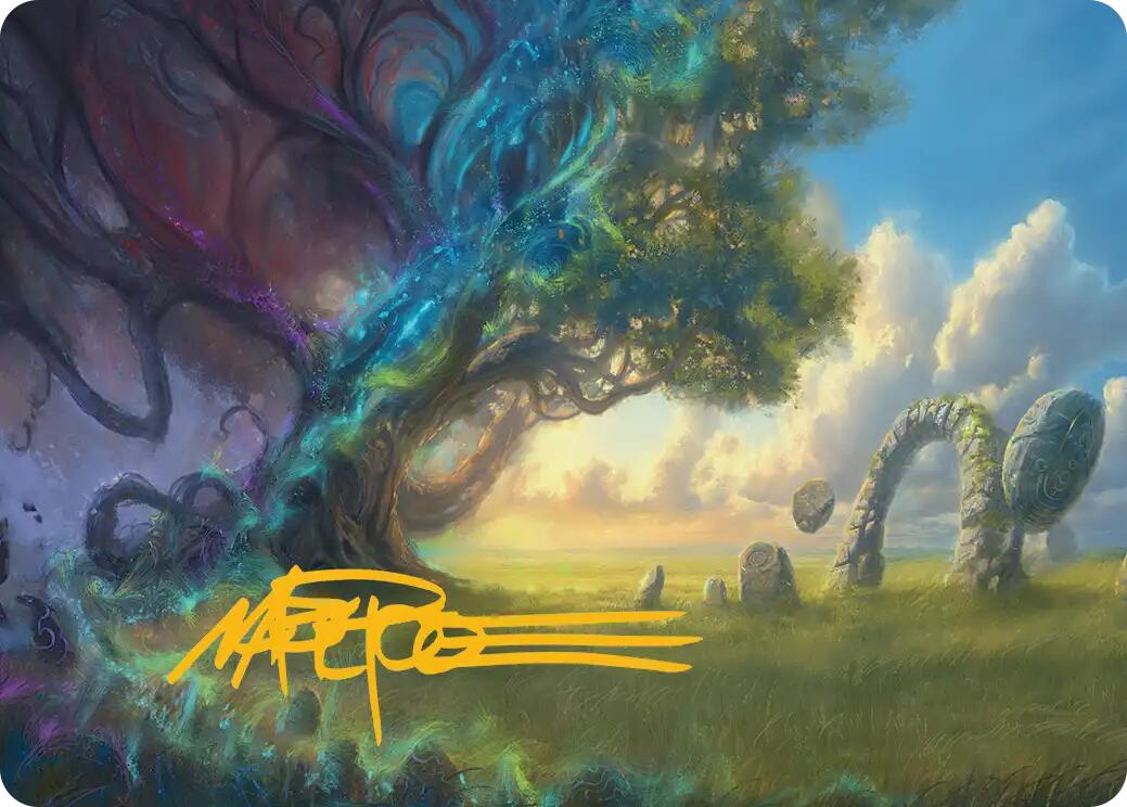 Morningtide's Light Art Card (Gold-Stamped Signature) [Lorwyn Eclipsed Art Series] | Black Swamp Games