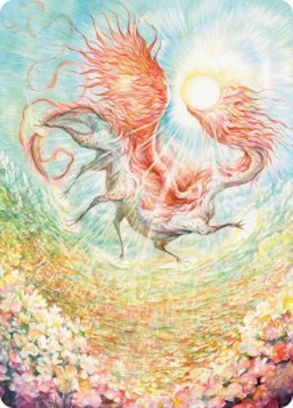 Eirdu, Carrier of Dawn Art Card [Lorwyn Eclipsed Art Series] | Black Swamp Games