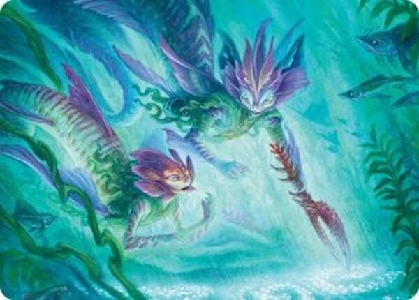 Silvergill Mentor Art Card [Lorwyn Eclipsed Art Series] | Black Swamp Games