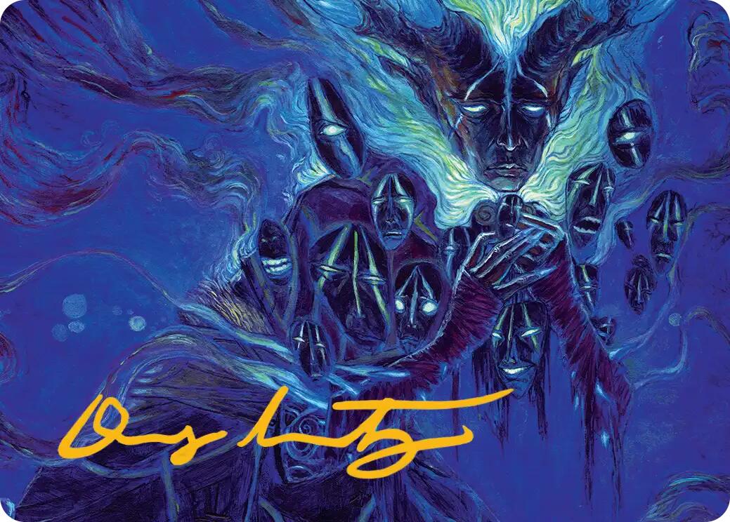 Thirst for Identity Art Card (Gold-Stamped Signature) [Lorwyn Eclipsed Art Series] | Black Swamp Games