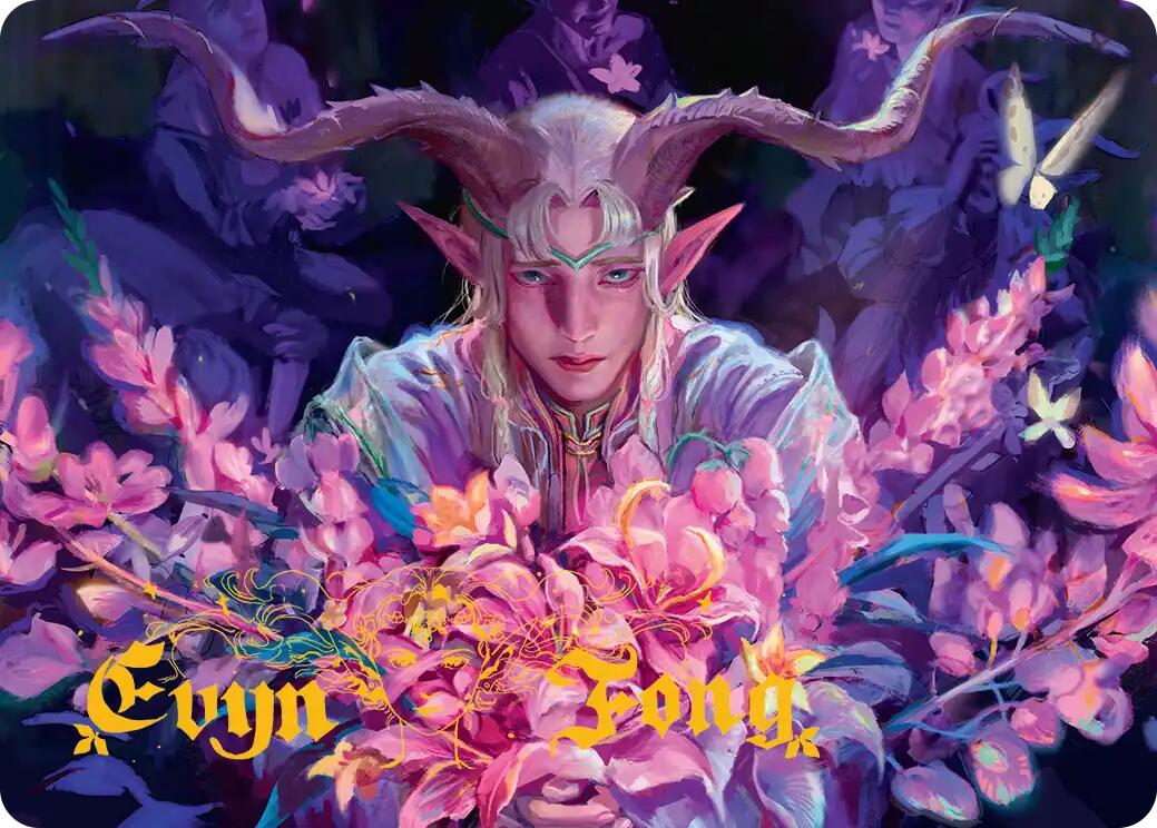 Dawnhand Eulogist Art Card (Gold-Stamped Signature) [Lorwyn Eclipsed Art Series] | Black Swamp Games