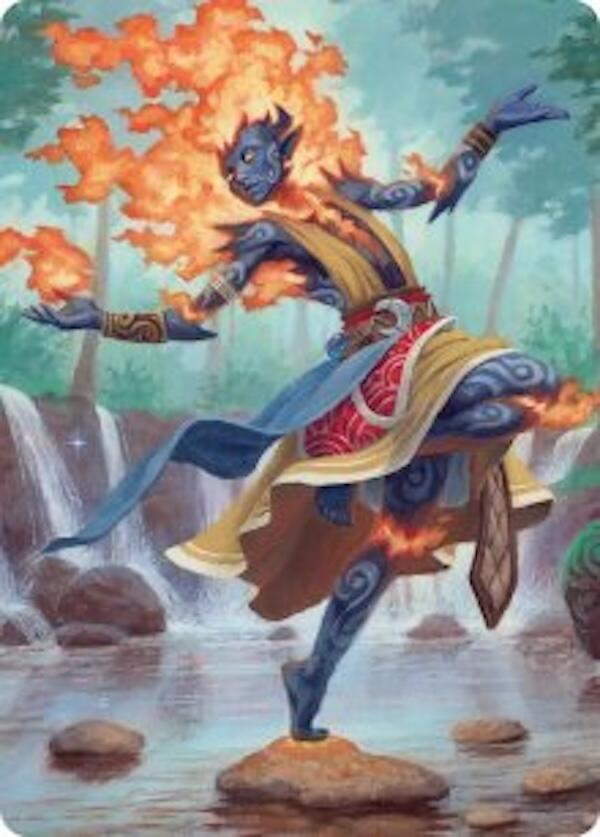 Ashling, Rekindled Art Card (16/54) [Lorwyn Eclipsed Art Series] | Black Swamp Games