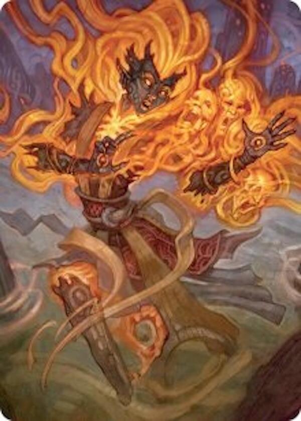Ashling, Rekindled Art Card (33/54) [Lorwyn Eclipsed Art Series] | Black Swamp Games