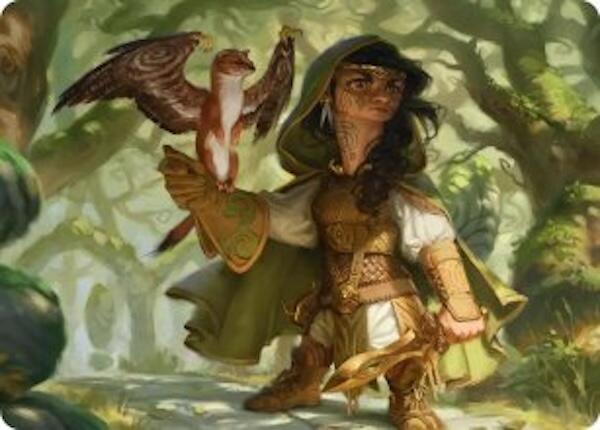 Crossroads Watcher Art Card [Lorwyn Eclipsed Art Series] | Black Swamp Games