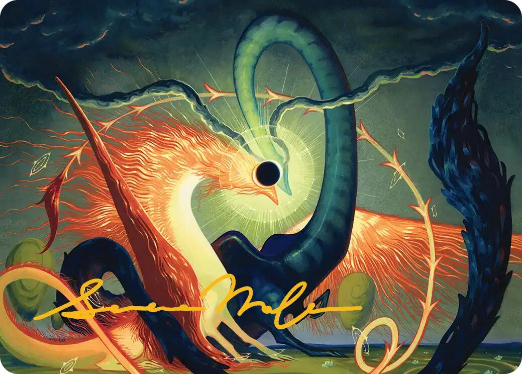 Celestial Reunion Art Card (42/54) (Gold-Stamped Signature) [Lorwyn Eclipsed Art Series] | Black Swamp Games