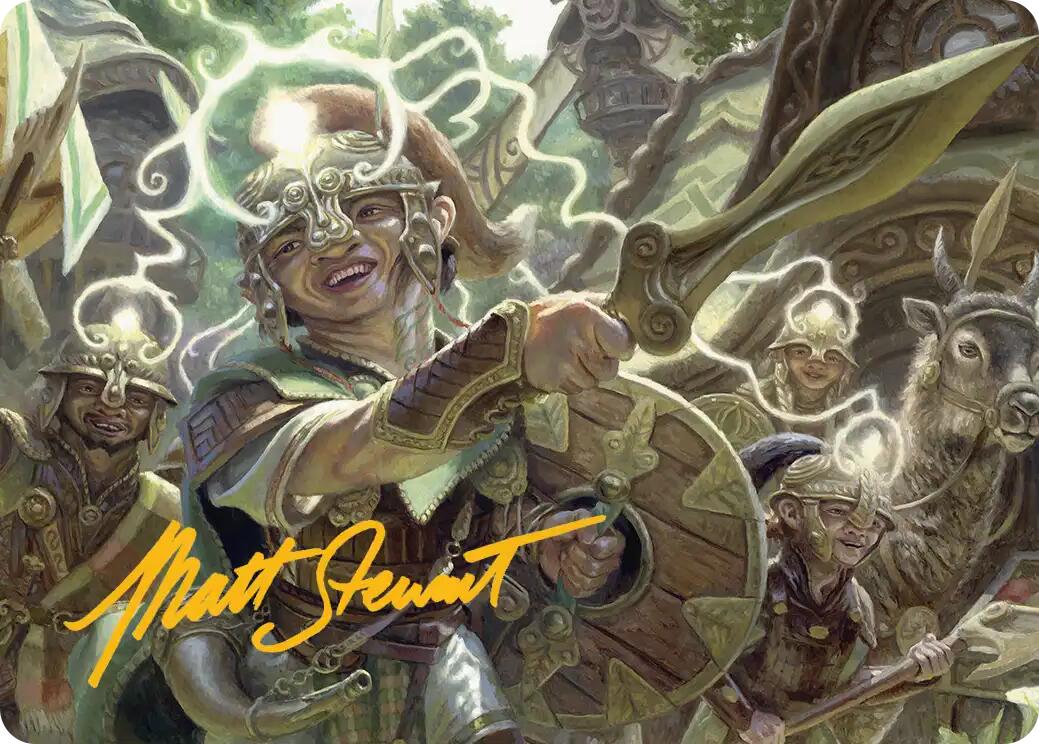 Thoughtweft Lieutenant Art Card (Gold-Stamped Signature) [Lorwyn Eclipsed Art Series] | Black Swamp Games