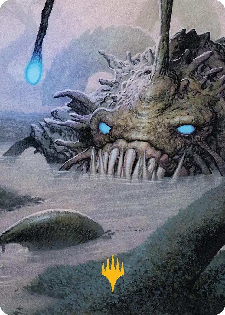 Deceit Art Card (Gold-Stamped Planeswalker Symbol) [Lorwyn Eclipsed Art Series] | Black Swamp Games