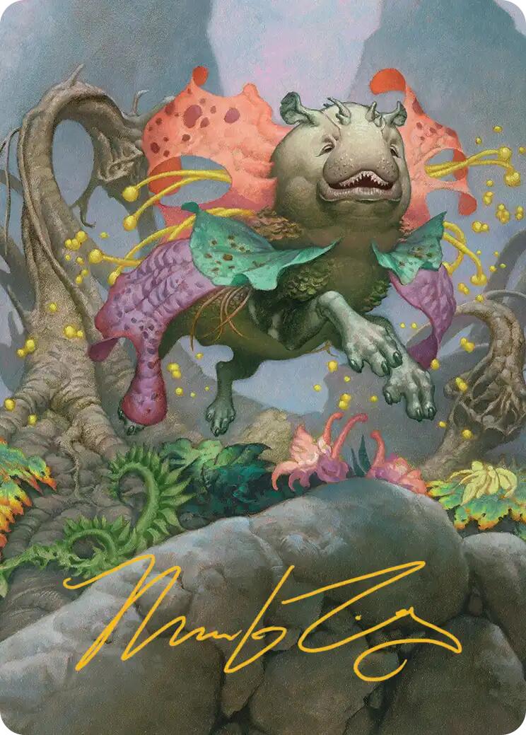 Vibrance Art Card (Gold-Stamped Signature) [Lorwyn Eclipsed Art Series] | Black Swamp Games