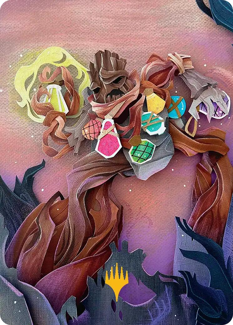 Painter's Servant Art Card (Gold-Stamped Planeswalker Symbol) [Lorwyn Eclipsed Art Series] | Black Swamp Games