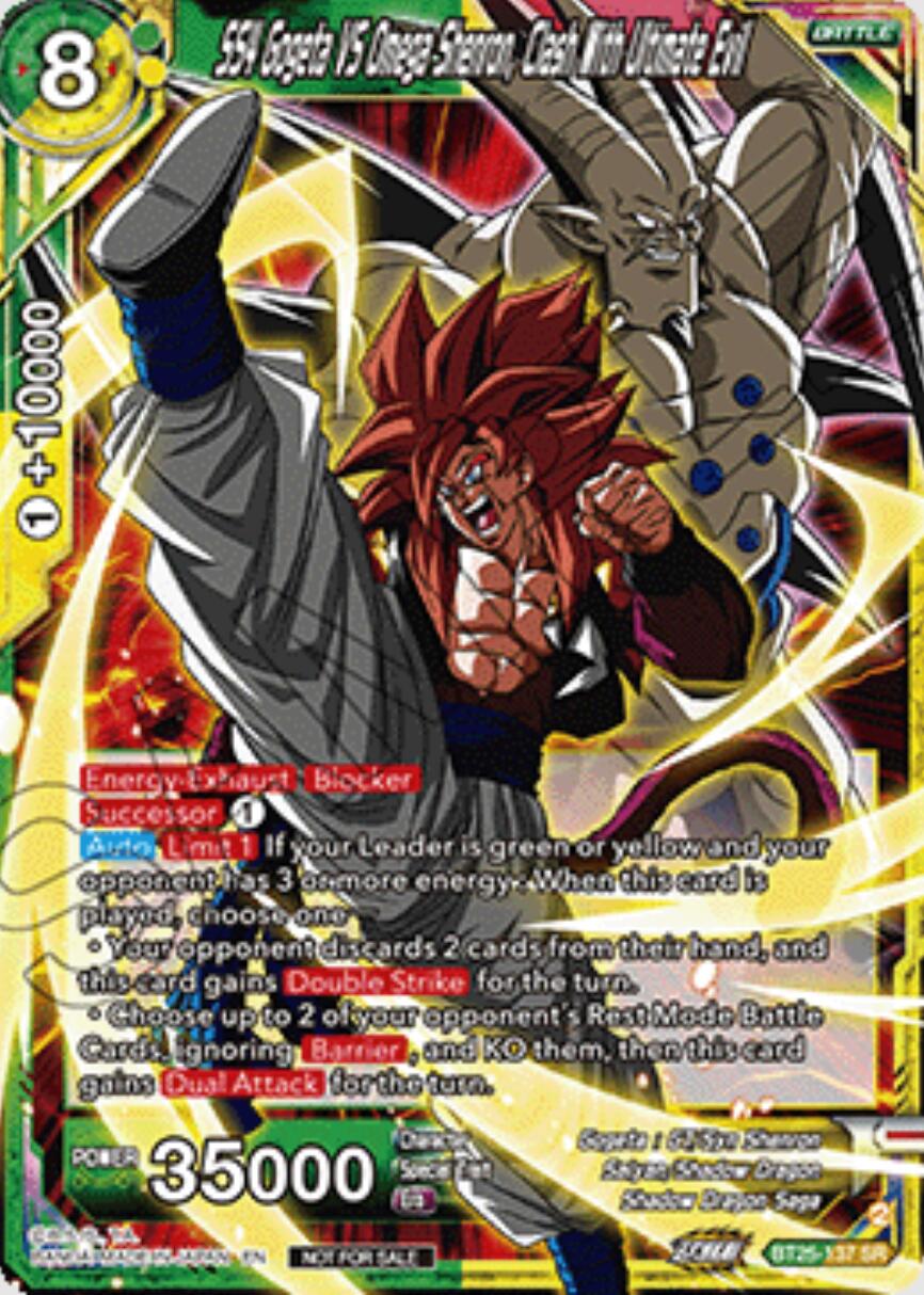 SS4 Gogeta VS Omega Shenron, Clash With Ultimate Evil (Ultra-Bout Series Tournament Pack Vol.1) (BT25-137) [Tournament Promotion Cards] | Black Swamp Games