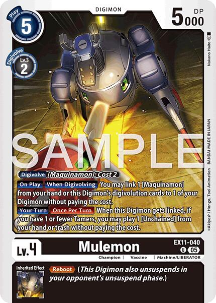 Mulemon [EX11-040] [Dawn of Liberator] | Black Swamp Games