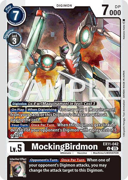 MockingBirdmon [EX11-042] [Dawn of Liberator] | Black Swamp Games