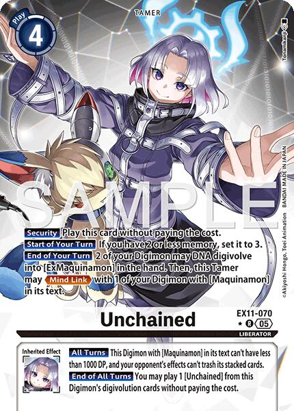 Unchained [EX11-070] (Alternate Art) [Dawn of Liberator] | Black Swamp Games