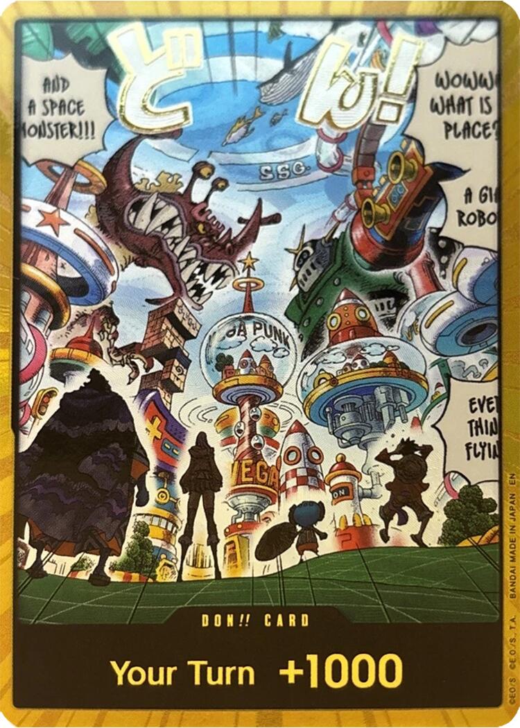 DON!! Card (Egghead) (Gold) [The Azure Sea's Seven] | Black Swamp Games