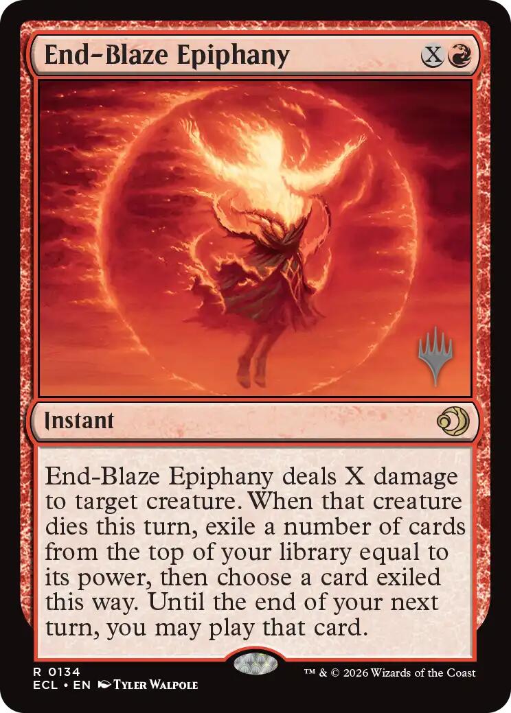 End-Blaze Epiphany [Lorwyn Eclipsed Promos] | Black Swamp Games
