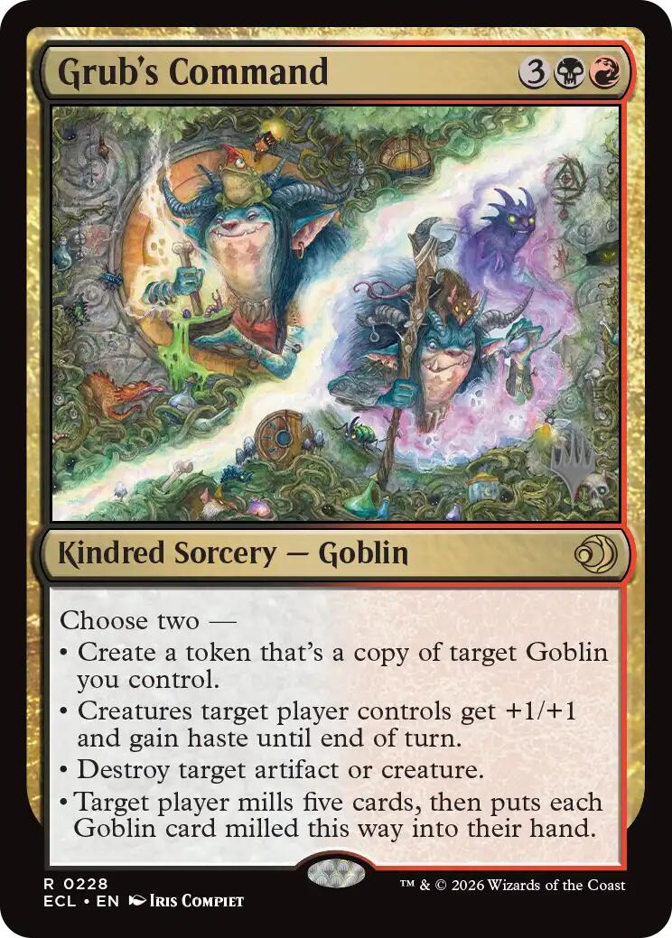 Grub's Command [Lorwyn Eclipsed Promos] | Black Swamp Games
