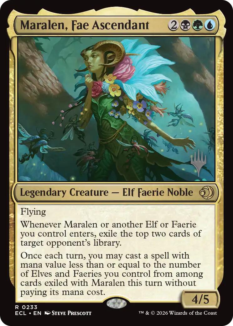 Maralen, Fae Ascendant [Lorwyn Eclipsed Promos] | Black Swamp Games