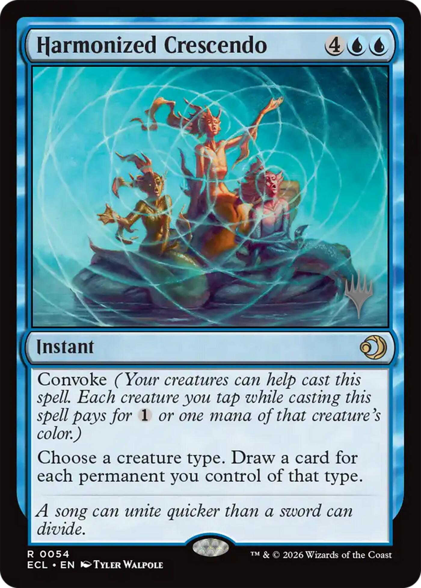 Harmonized Crescendo [Lorwyn Eclipsed Promos] | Black Swamp Games