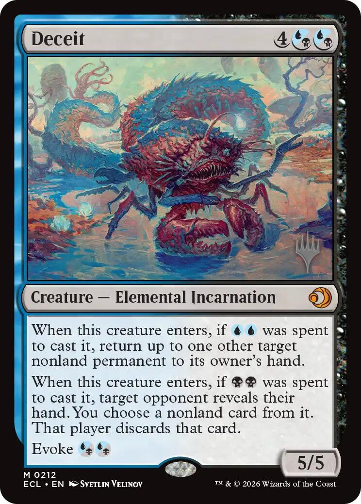 Deceit [Lorwyn Eclipsed Promos] | Black Swamp Games