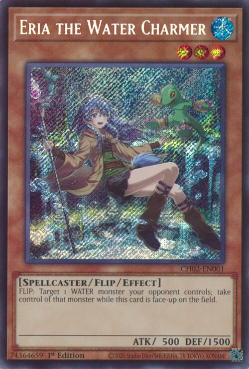 Eria the Water Charmer [CH02-EN001] Secret Rare | Black Swamp Games