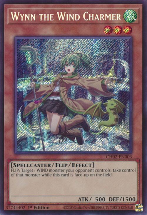 Wynn the Wind Charmer [CH02-EN003] Secret Rare | Black Swamp Games