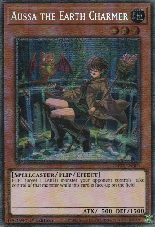 Aussa the Earth Charmer (Starlight Rare) [CH02-EN004] Starlight Rare | Black Swamp Games