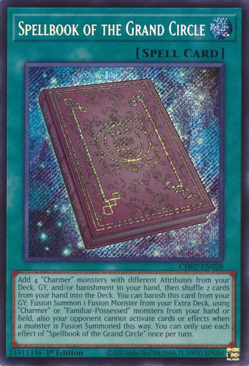 Spellbook of the Grand Circle [CH02-EN028] Secret Rare | Black Swamp Games