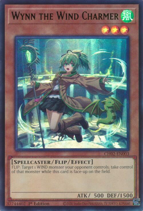 Wynn the Wind Charmer (Ultra Rare) [CH02-EN003] Ultra Rare | Black Swamp Games