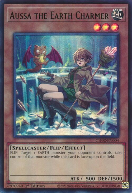 Aussa the Earth Charmer (Ultra Rare) [CH02-EN004] Ultra Rare | Black Swamp Games
