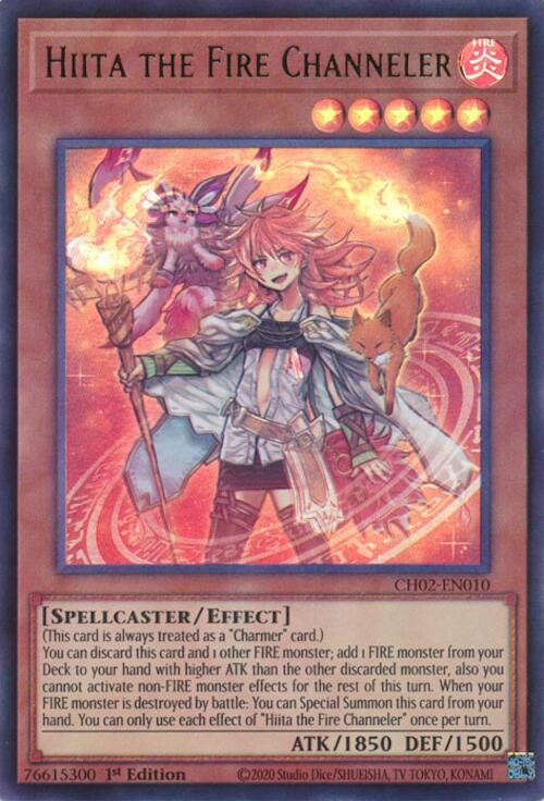 Hiita the Fire Channeler [CH02-EN010] Ultra Rare | Black Swamp Games