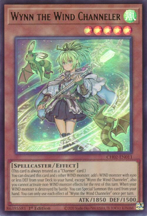 Wynn the Wind Channeler [CH02-EN011] Ultra Rare | Black Swamp Games