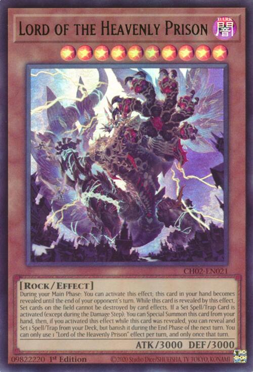 Lord of the Heavenly Prison [CH02-EN021] Ultra Rare | Black Swamp Games