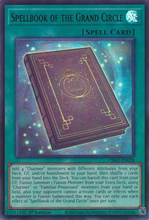 Spellbook of the Grand Circle (Ultra Rare) [CH02-EN028] Ultra Rare | Black Swamp Games