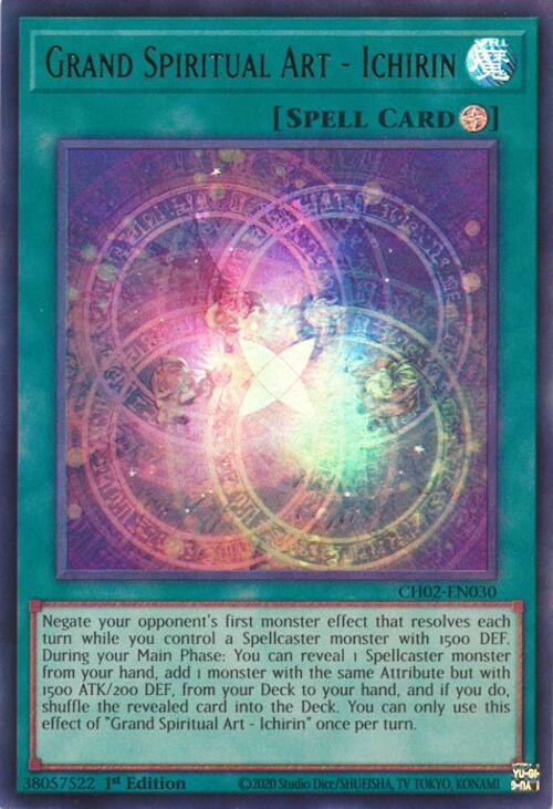 Grand Spiritual Art - Ichirin [CH02-EN030] Ultra Rare | Black Swamp Games