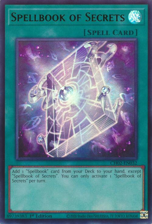 Spellbook of Secrets [CH02-EN032] Ultra Rare | Black Swamp Games