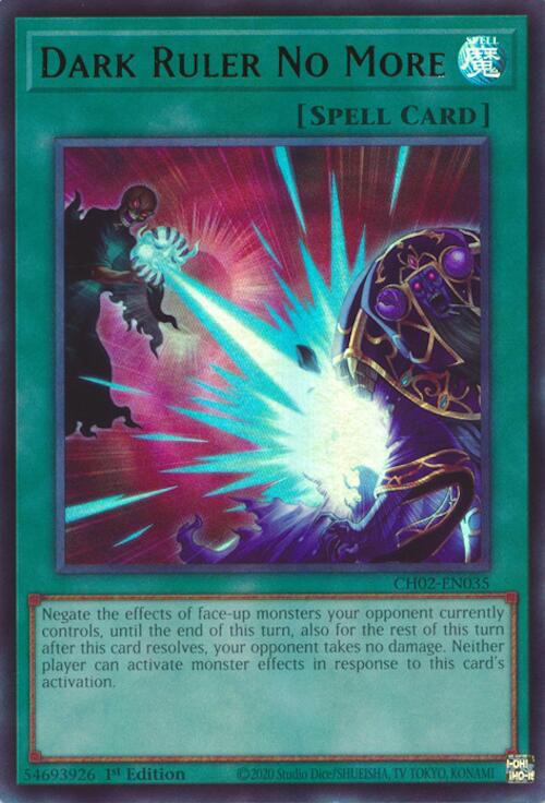 Dark Ruler No More [CH02-EN035] Ultra Rare | Black Swamp Games