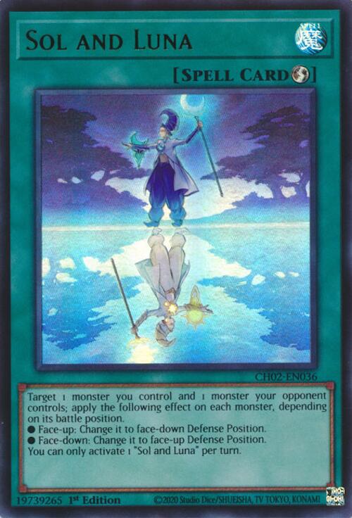 Sol and Luna [CH02-EN036] Ultra Rare | Black Swamp Games