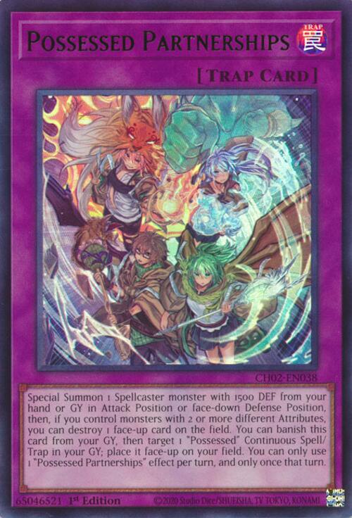 Possessed Partnerships [CH02-EN038] Ultra Rare | Black Swamp Games