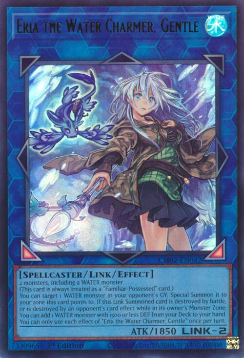 Eria the Water Charmer, Gentle [CH02-EN042] Ultra Rare | Black Swamp Games