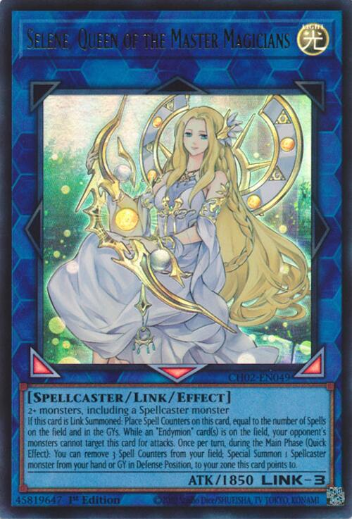 Selene, Queen of the Master Magicians [CH02-EN049] Ultra Rare | Black Swamp Games