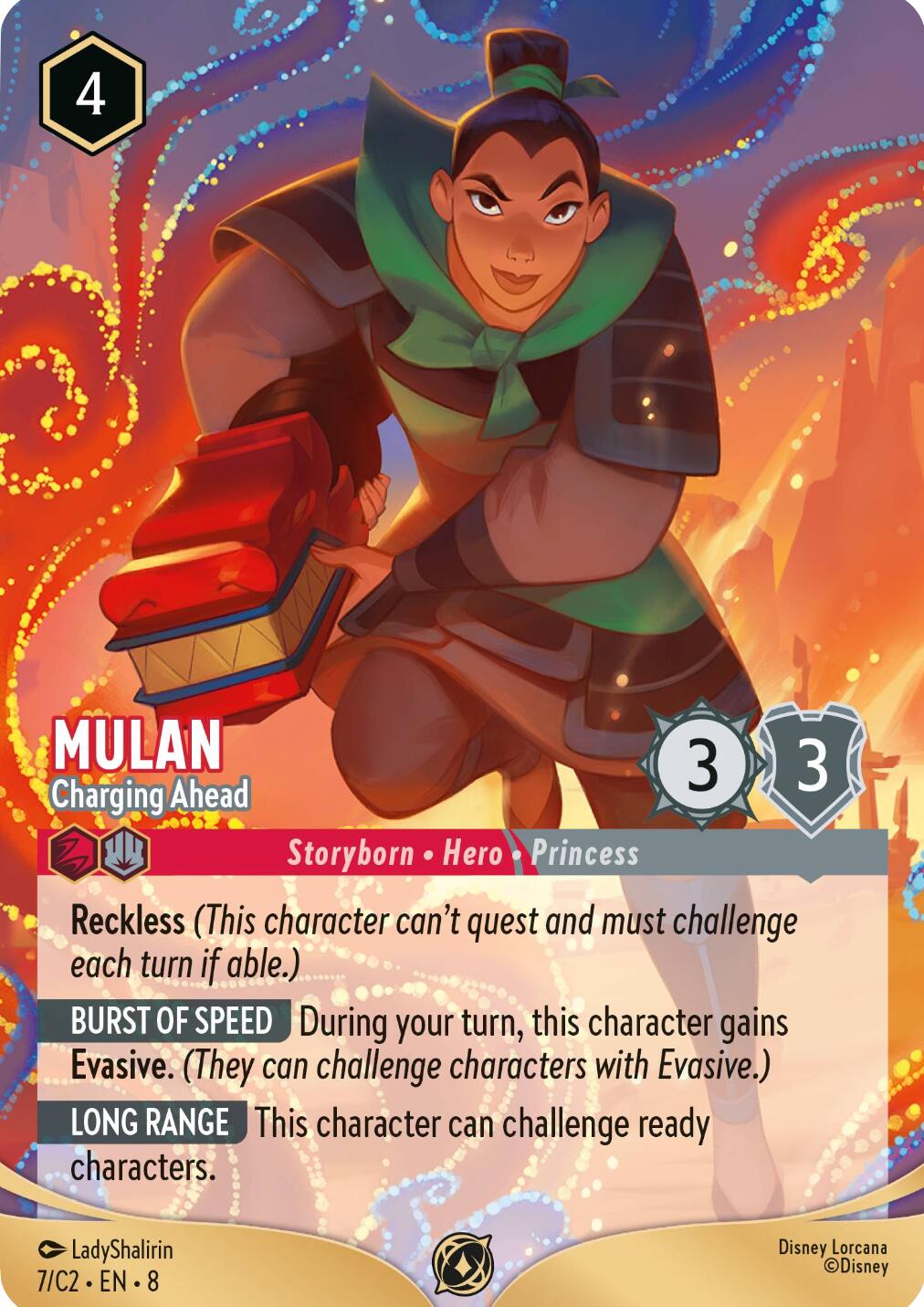 Mulan - Charging Ahead (7) (7) [Promo Cards] | Black Swamp Games