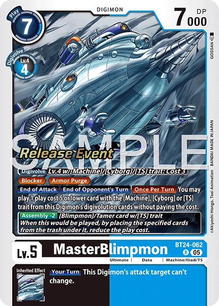 MasterBlimpmon [BT24-062] [Time Stranger Release Events Cards] | Black Swamp Games
